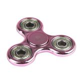 Gold Plating Tri-Spinner Fidget Toy Hand Spinner For Autism and ADHD Rotation 2 Mins Stress Relief Toys Gift