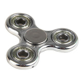 Gold Plating Tri-Spinner Fidget Toy Hand Spinner For Autism and ADHD Rotation 2 Mins Stress Relief Toys Gift