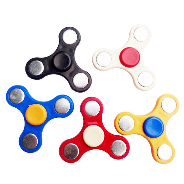 Fidget Spinner Tri-Spinner FidgetsToy Plastic EDC Handspinner For Autism and ADHD Rotation Time Long Anti Stress Toys