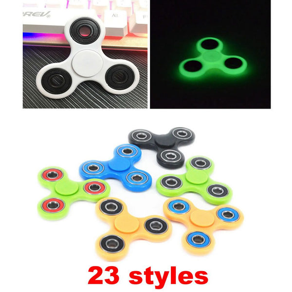 23 Colors Tri-Spinner Fidget Toy Plastic EDC Hand Spinner For Relieve Stress ADD & ADHD Focus Toys Kids Birthday Gift