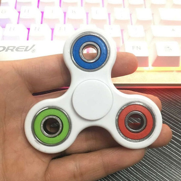 23 Colors Tri-Spinner Fidget Toy Plastic EDC Hand Spinner For Relieve Stress ADD & ADHD Focus Toys Kids Birthday Gift