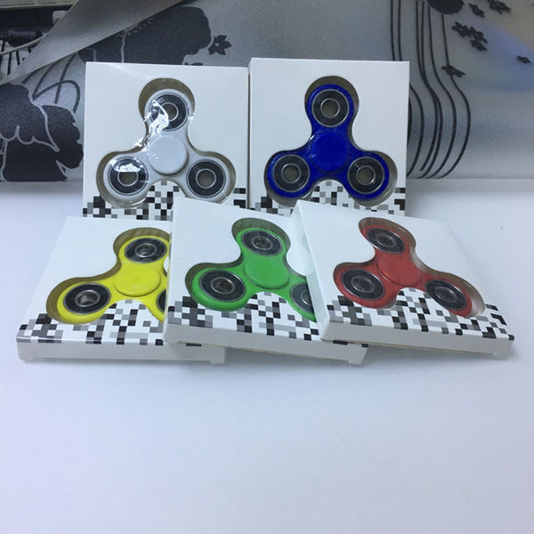 100pcs/lot Tri-Spinner Fidget Toys EDC Hand Spinner For Autism and ADHD Anxiety Stress Relief Fidgets spinner