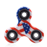 27 Colors 100Pcs/Lot Camo EDC Tri-Spinner Fidgets Toys Finger Spinner For ADHD Stress Wheel Kids Adult Funny antistress Toys